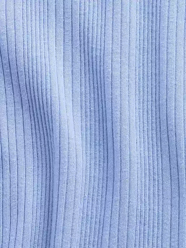Παιδικό εφαρμοστό T-shirt με ποικιλόχρωμη ραβδωτή πλέξη