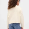 Παιδικό φαρδύ πουλόβερ με V-neck