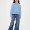 Παιδικό φαρδύ πουλόβερ με V-neck