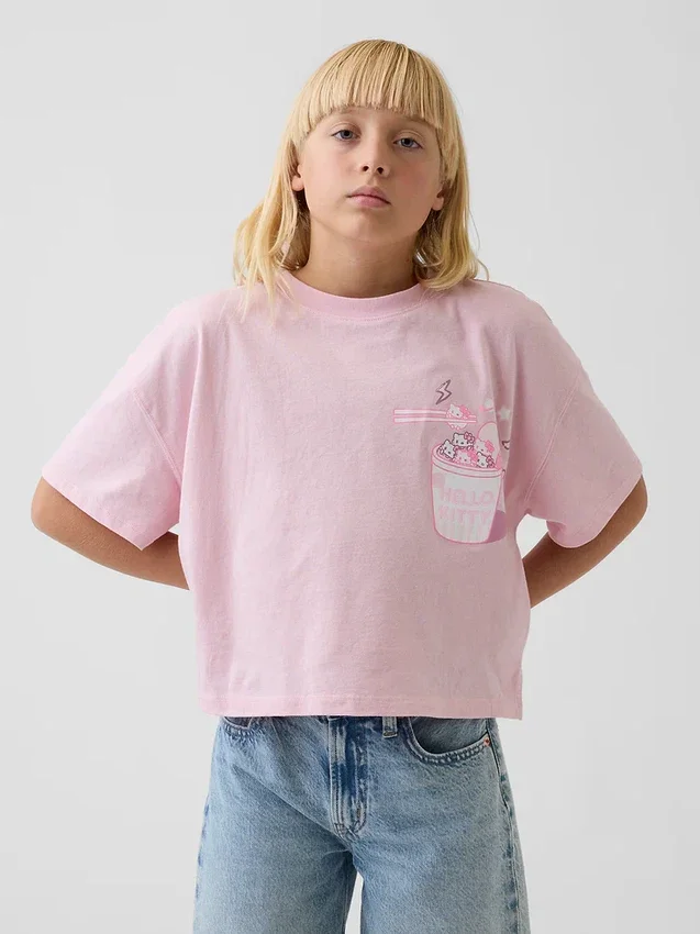 Παιδικό φαρδύ T-shirt Hello Kitty