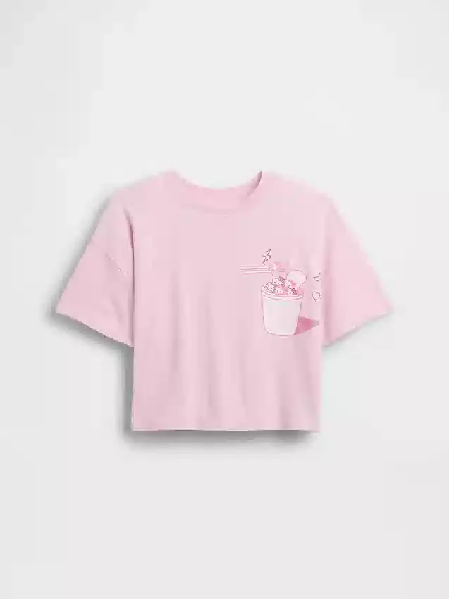 Παιδικό φαρδύ T-shirt Hello Kitty