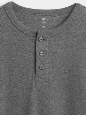 Παιδικό φαρδύ T-shirt Henley