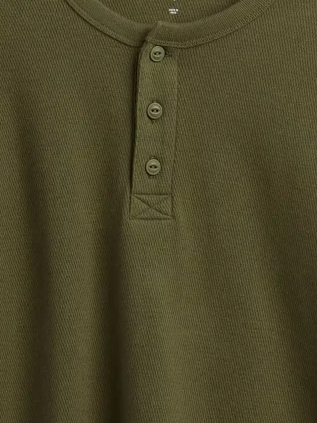 Παιδικό φαρδύ T-shirt Henley
