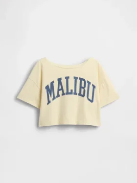 Παιδικό φαρδύ T-shirt με φαρδύ λαιμό