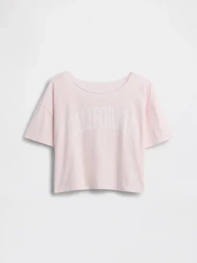 Παιδικό φαρδύ T-shirt με φαρδύ λαιμό