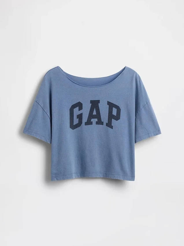 Παιδικό φαρδύ T-shirt με φαρδύ λαιμό