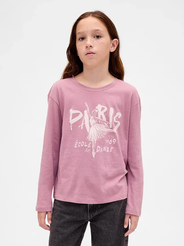 Παιδικό φαρδύ T-shirt με γραφικά