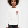 Παιδικό φαρδύ T-shirt με γραφικά