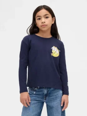 Παιδικό φαρδύ T-shirt με γραφικά