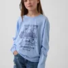 Παιδικό φαρδύ T-shirt με γραφικά