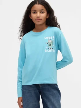 Παιδικό φαρδύ T-shirt με γραφικά