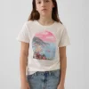 Παιδικό φαρδύ T-shirt με γραφικά