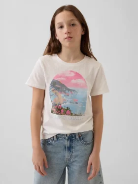 Παιδικό φαρδύ T-shirt με γραφικά