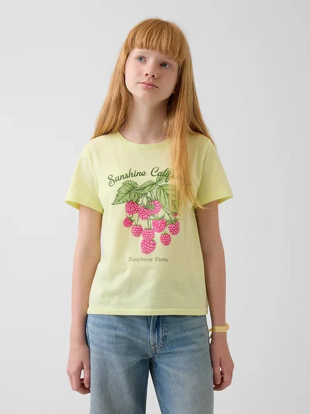 Παιδικό φαρδύ T-shirt με γραφικά