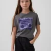 Παιδικό φαρδύ T-shirt με γραφικά
