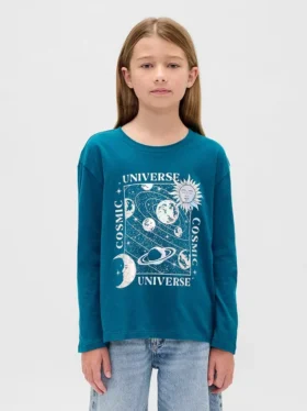 Παιδικό φαρδύ T-shirt με γραφικά