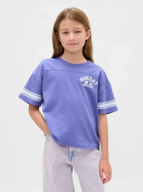 Παιδικό φαρδύ T-shirt με γραφικά
