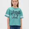 Παιδικό φαρδύ T-shirt με γραφικά