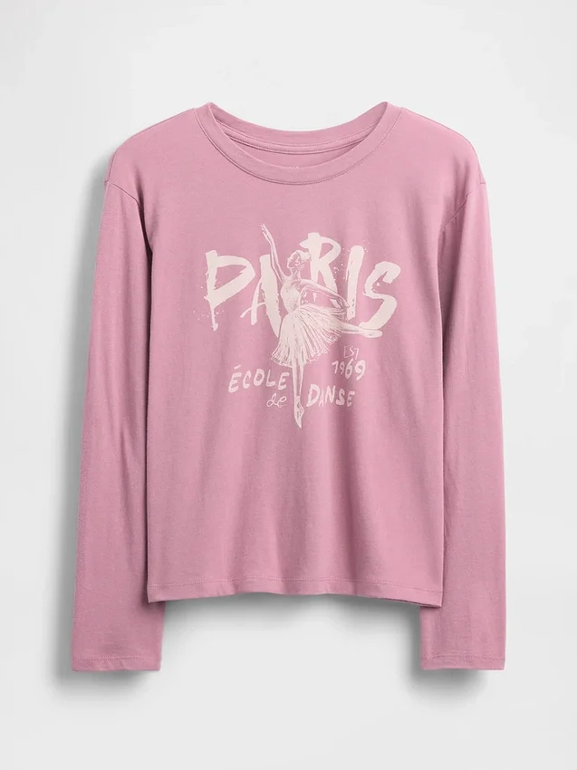 Παιδικό φαρδύ T-shirt με γραφικά