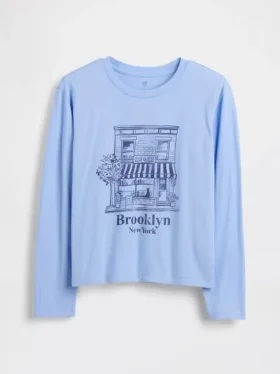 Παιδικό φαρδύ T-shirt με γραφικά