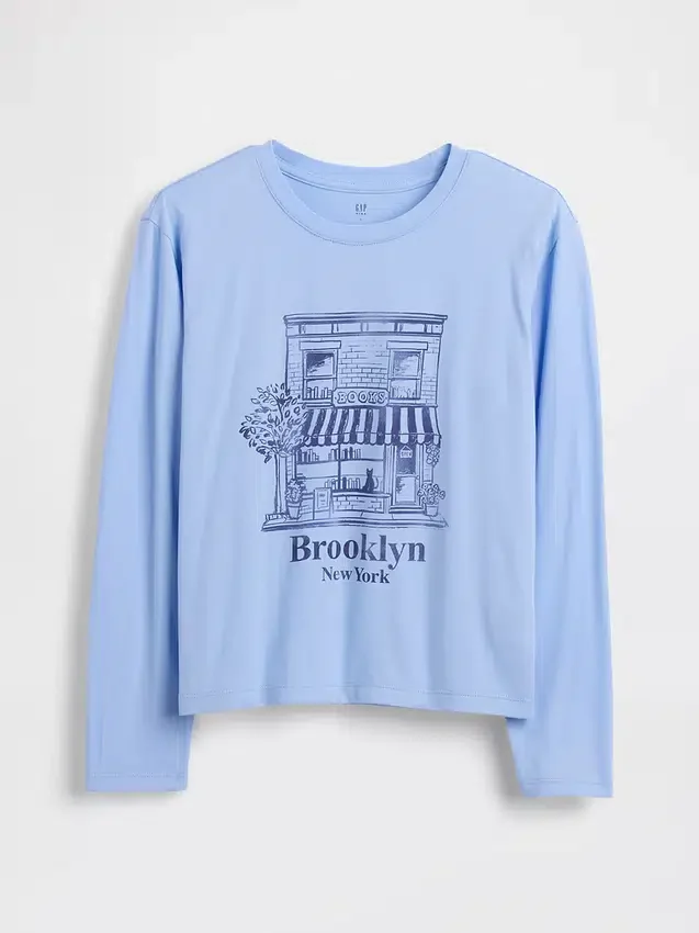 Παιδικό φαρδύ T-shirt με γραφικά