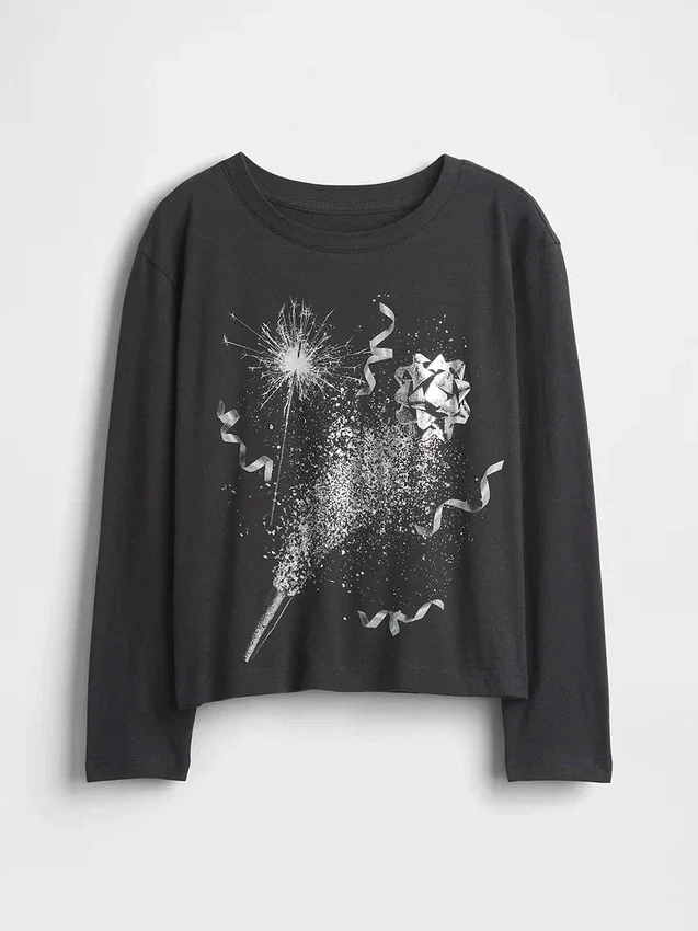Παιδικό φαρδύ T-shirt με γραφικά