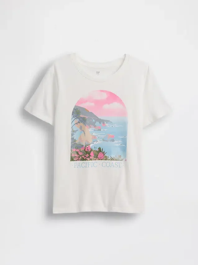 Παιδικό φαρδύ T-shirt με γραφικά