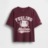 Παιδικό φαρδύ T-shirt με γραφικά
