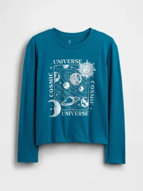 Παιδικό φαρδύ T-shirt με γραφικά