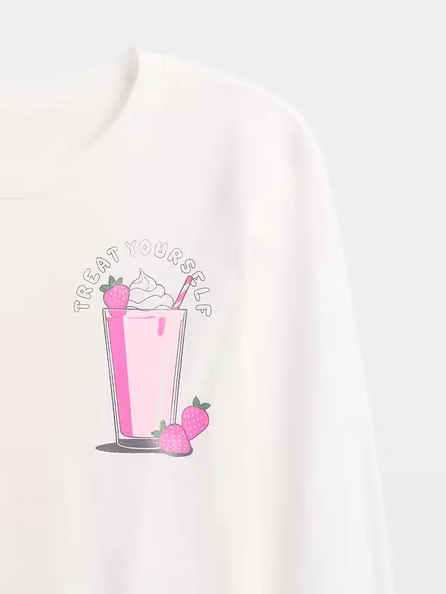 Παιδικό φαρδύ T-shirt με γραφικά