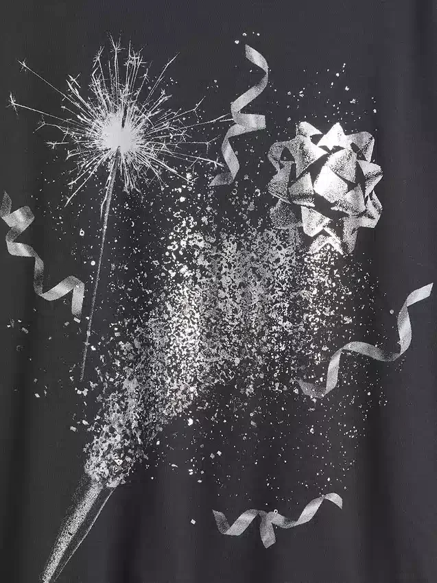 Παιδικό φαρδύ T-shirt με γραφικά