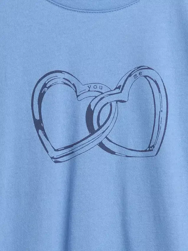 Παιδικό φαρδύ T-shirt με γραφικά