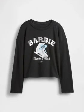 Παιδικό φαρδύ T-shirt με γραφικά Barbie