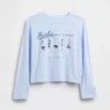 Παιδικό φαρδύ T-shirt με γραφικά Barbie