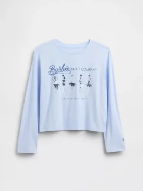Παιδικό φαρδύ T-shirt με γραφικά Barbie