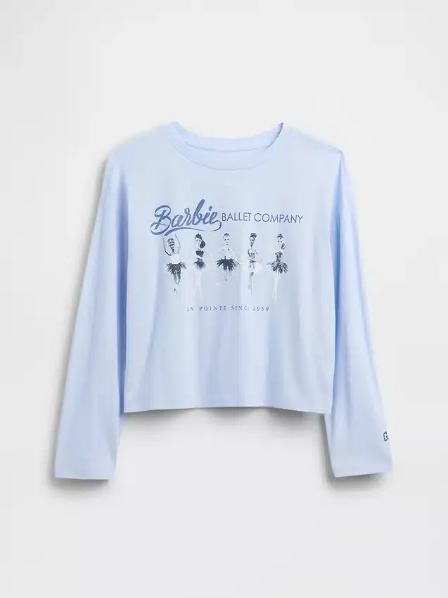 Παιδικό φαρδύ T-shirt με γραφικά Barbie