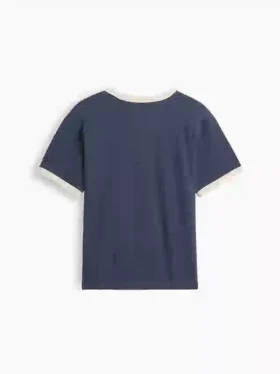 Παιδικό φαρδύ T-shirt με γραφικά και ρίγες «New York»