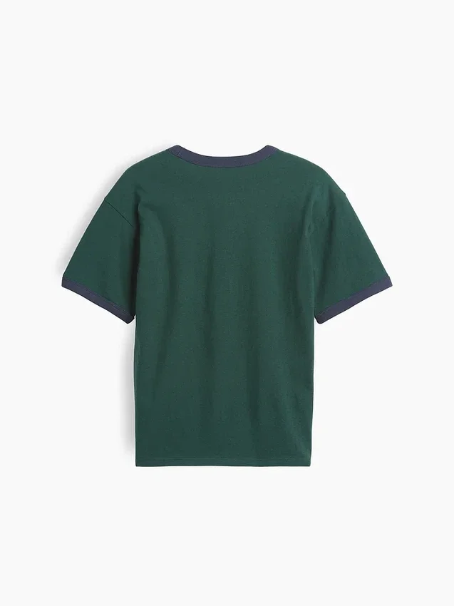 Παιδικό φαρδύ T-shirt με γραφικά και ρίγες «New York»