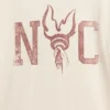 Παιδικό φαρδύ T-shirt με γραφικά και ρίγες «New York»