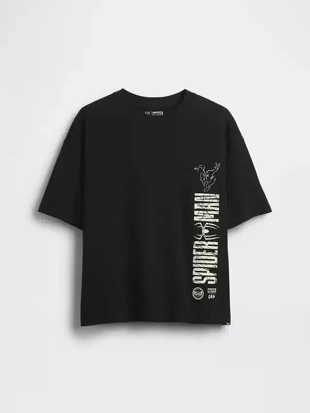 Παιδικό φαρδύ T-shirt με γραφικά Marvel