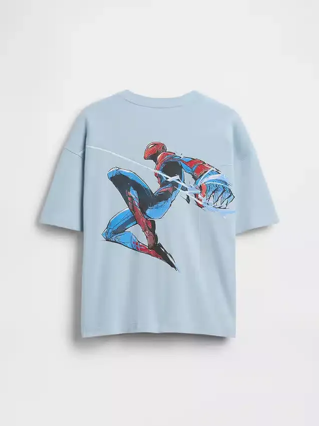 Παιδικό φαρδύ T-shirt με γραφικά Marvel