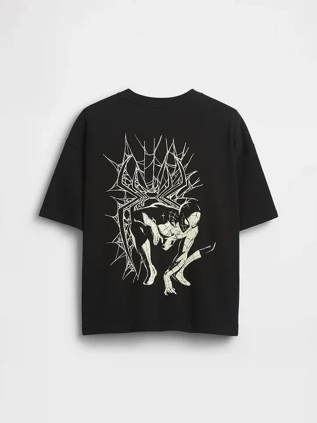 Παιδικό φαρδύ T-shirt με γραφικά Marvel