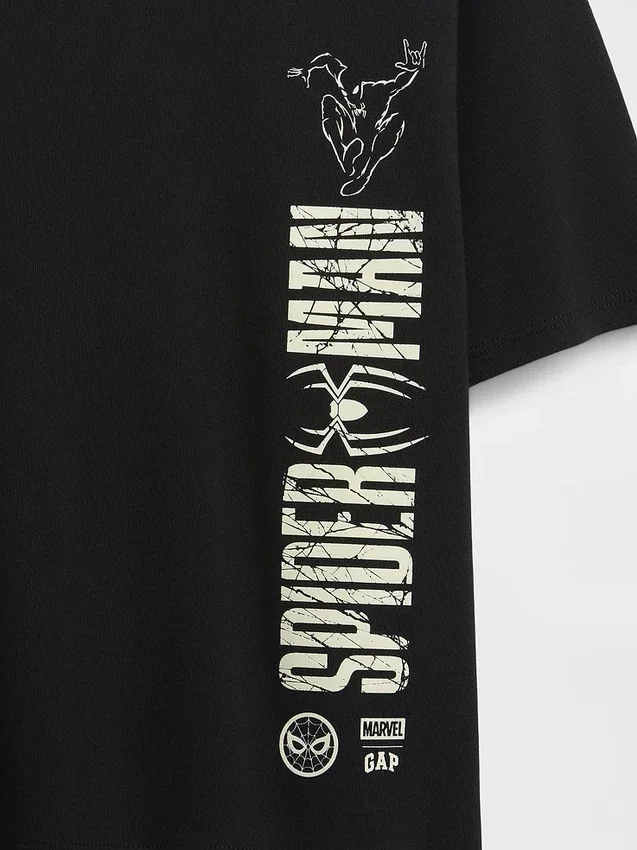 Παιδικό φαρδύ T-shirt με γραφικά Marvel