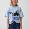 Παιδικό φαρδύ T-shirt με γραφικά της Olivia Rodrigo