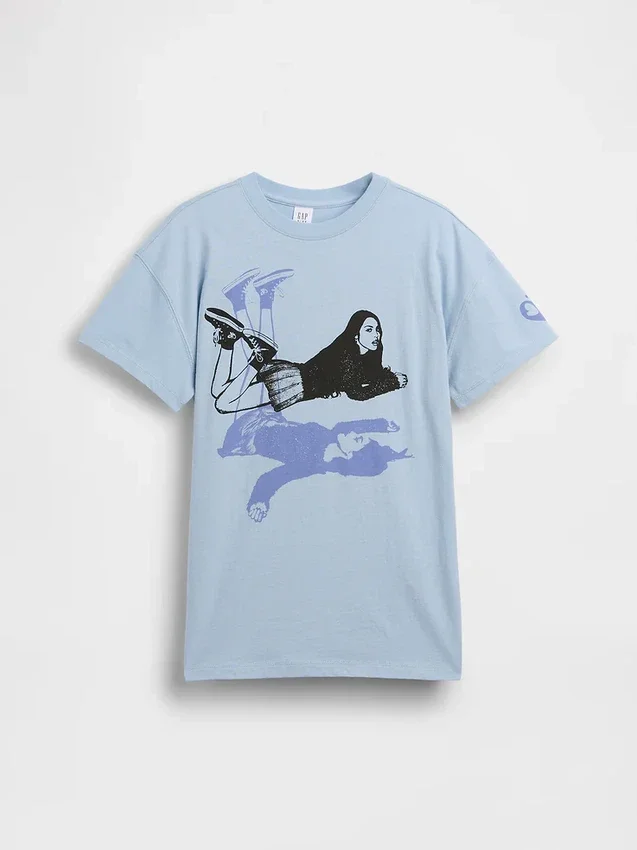 Παιδικό φαρδύ T-shirt με γραφικά της Olivia Rodrigo