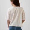 Παιδικό φαρδύ T-shirt με γραφικό λογότυπο