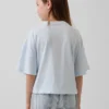 Παιδικό φαρδύ T-shirt με γραφικό λογότυπο