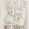 Παιδικό φαρδύ T-shirt με γραφικό λογότυπο