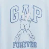 Παιδικό φαρδύ T-shirt με γραφικό λογότυπο