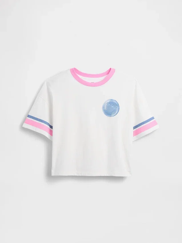 Παιδικό φαρδύ T-shirt με γραφικό σχέδιο